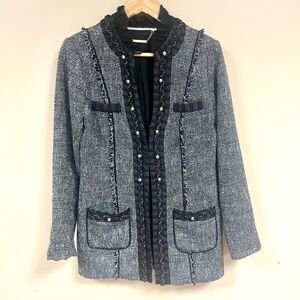 White House Black Market tweed jacket  Sz 6